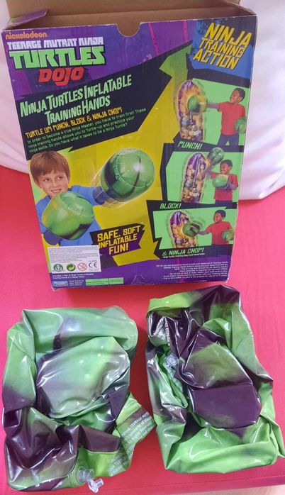 Luvas/Mãos Insufláveis Tartaruga Ninja