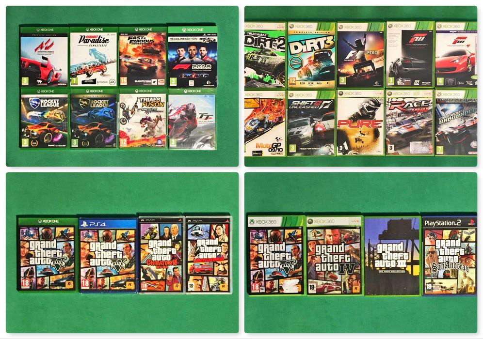 Carros Corridas F1 Motas [desde 8€] Auto Dirt Forza GP Grand Moto Need Race SBK Speed Theft TT