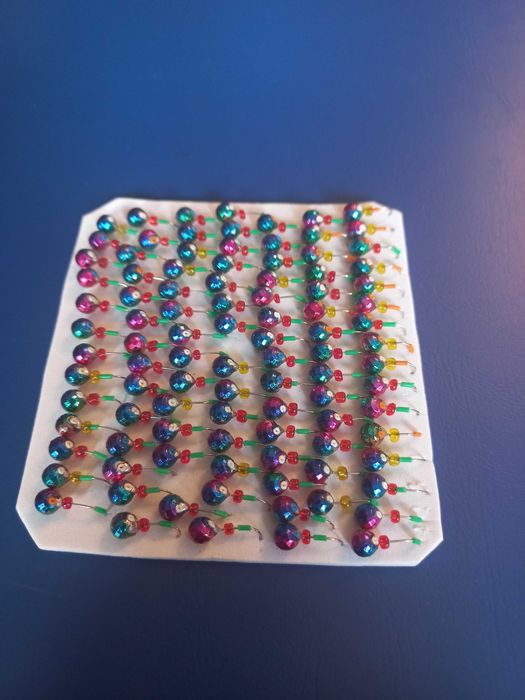 Mormyszka wolframowa dyskoteka benzynka fi 4.6