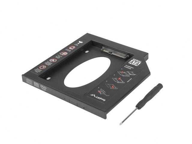 Adapter ramka dysku SSD/HDD 2.5" do laptopa Lanberg IF-SATA-10