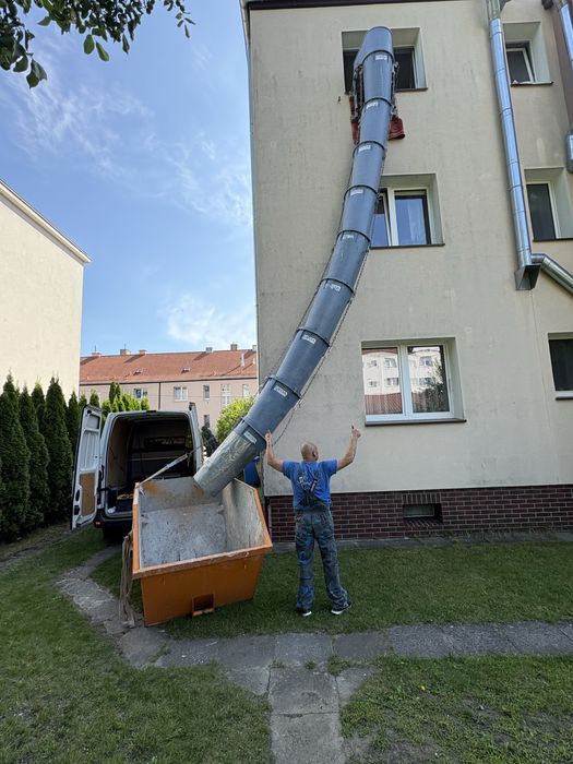 Zsyp do gruzu, lej do gruzu, kosze do gruzu Geda wynajem
