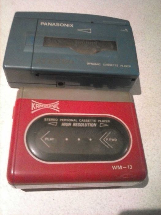 Dwa walkmany Kamosonic i Panasonix