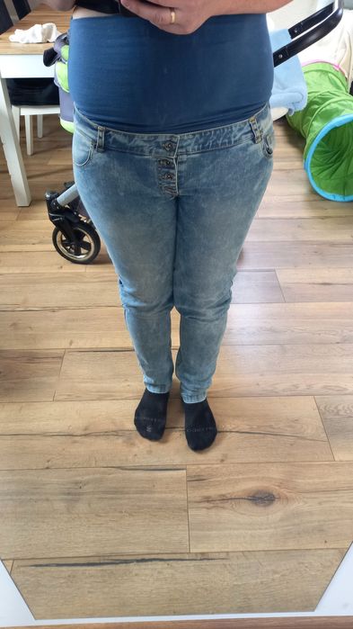 Spodnie ciążowe, jeansy rozmiar L