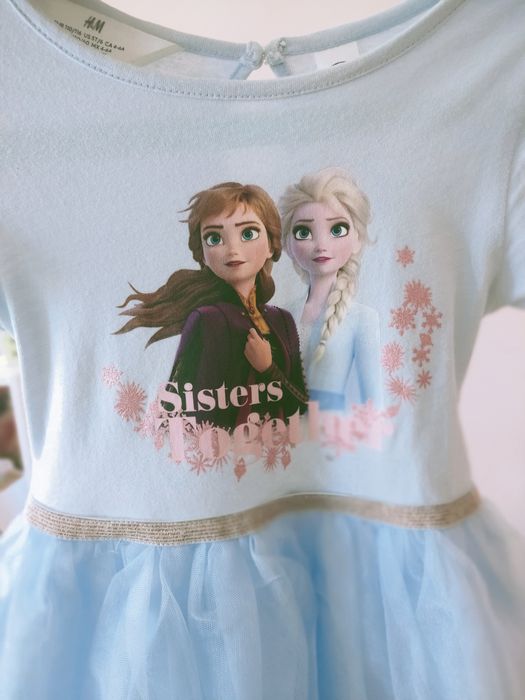 Sukienka Frozen H&M, 110/116, jak nowa!