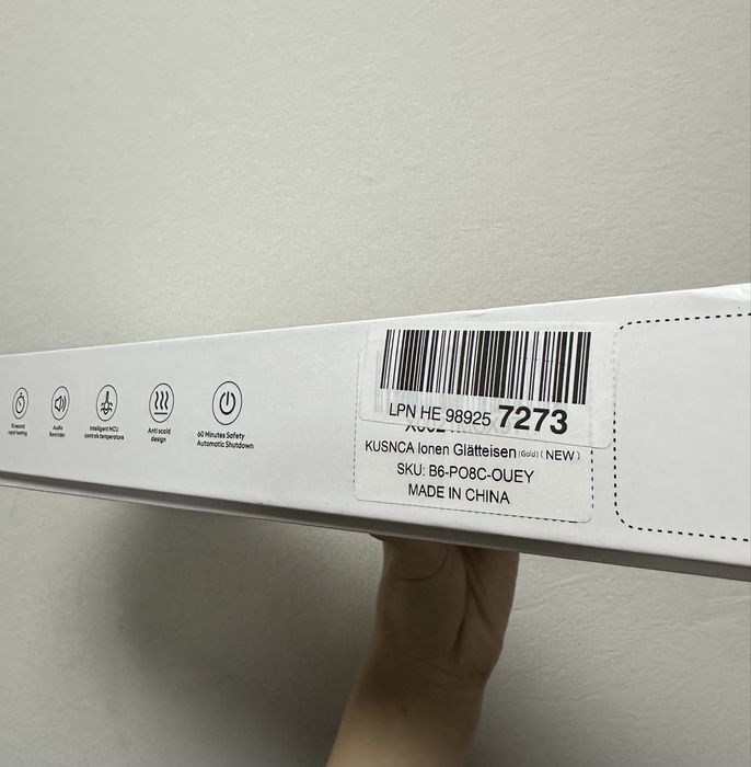 Випрямляч для волосся моделі Kusnca Platinum.