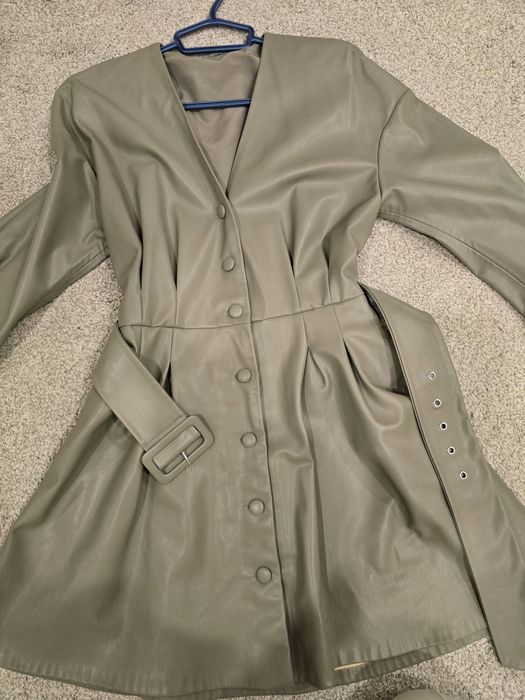 Плаття Zara з екошкіри