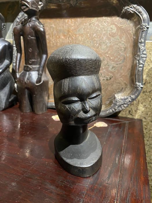 Escultura Maconde Moçambique 17 cmAnos 60