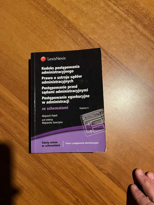 postępowanie administracyjne; red. W. Sawczyk ; Lexis Nexis ; wyd. 6