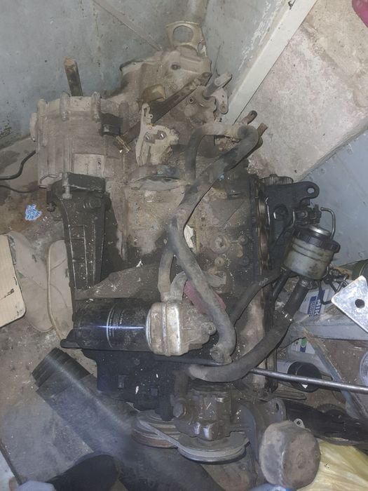 Volkswagen t4 т4 мотор з коробкою фольсваген 2.4 простий дизель 1994р.