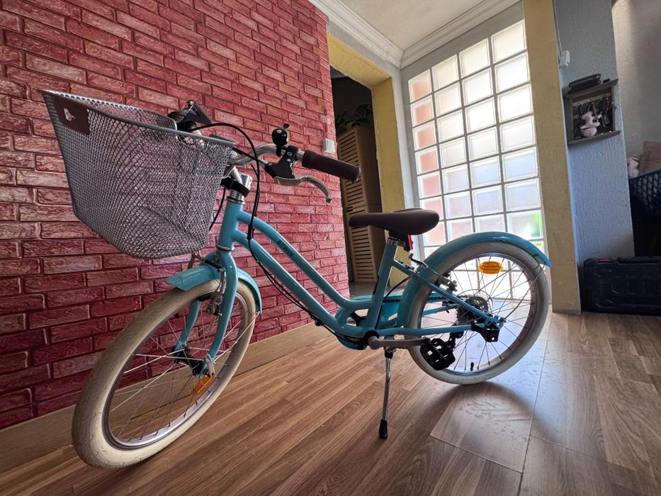 Bicicleta de Cidade de Criança BTWIN 500 20 Polegadas 6-9 Anos impecável
