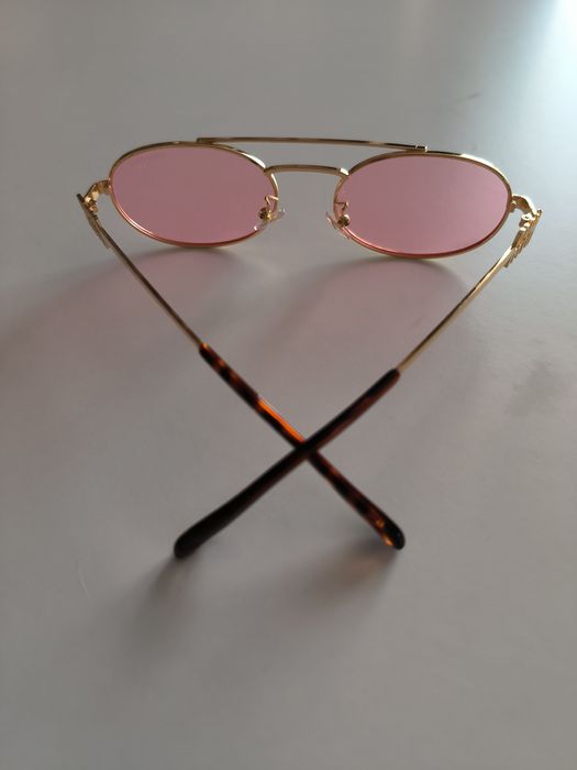 Śliczne różowe okulary Miu Miu super stan