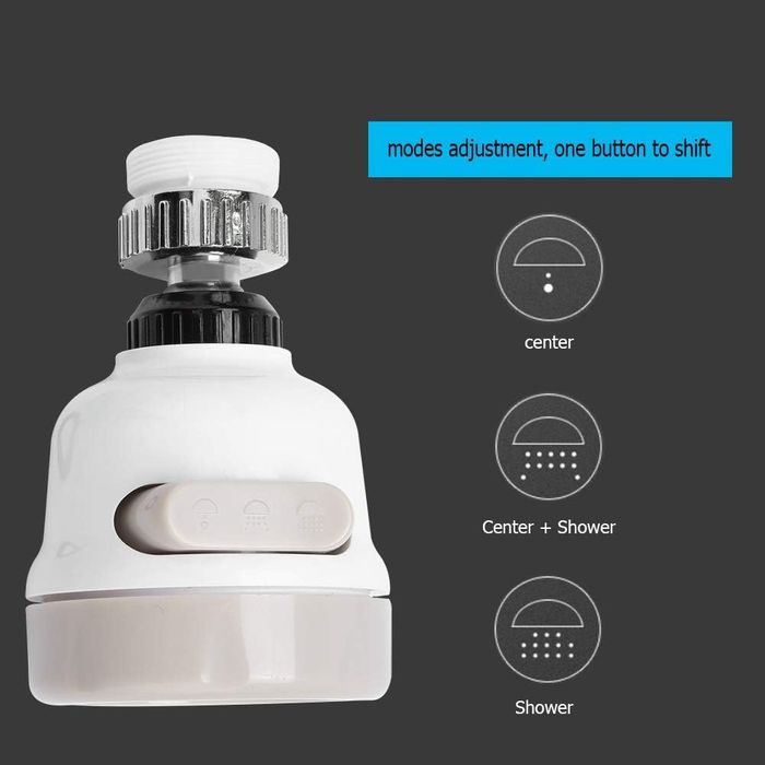 Насадка на кран аератор поворотний Booster Shower Extender (Нова)