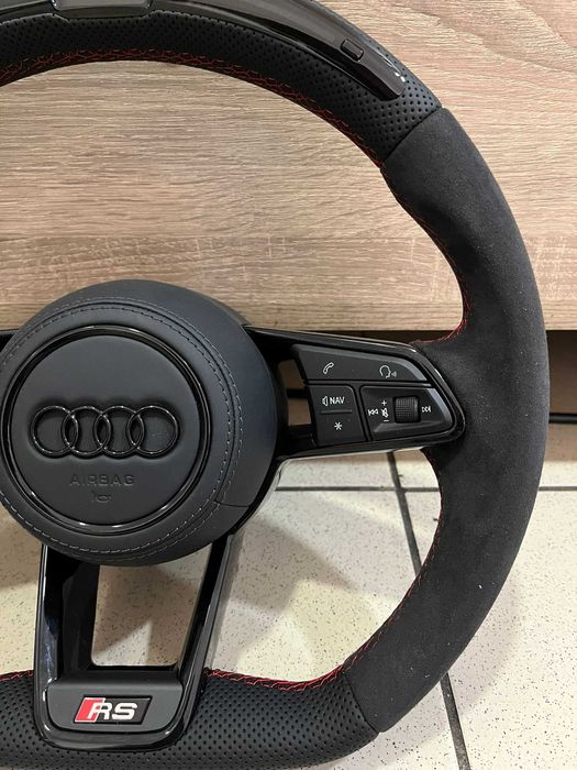 Volante Audi A3 8V A4 B8 TT 8J Q3 Q5 (S-Line / RS) Estilo R8