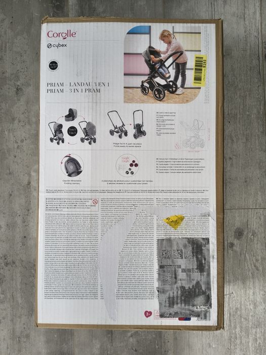 Wózek dla lalek Corolle Cybex Priam 3w1.