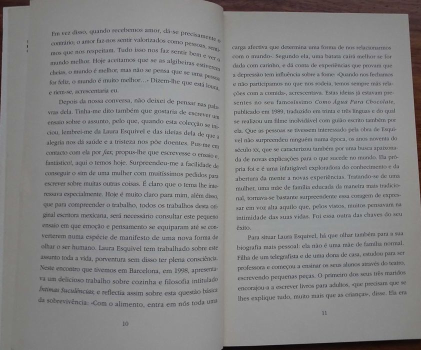O Livro das Emoções de Laura Esquivel