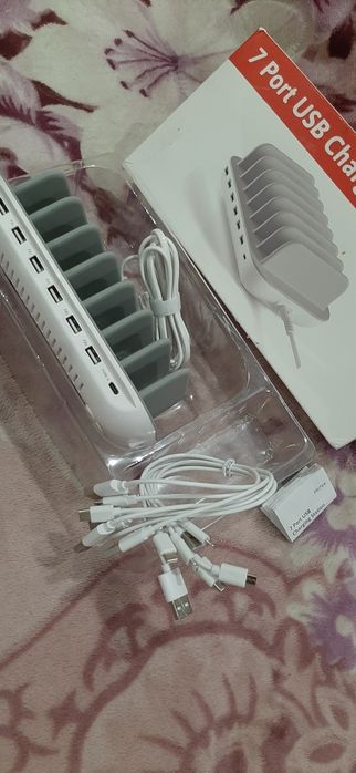 Зарядная станция Pritek 7-Port USB Charger.