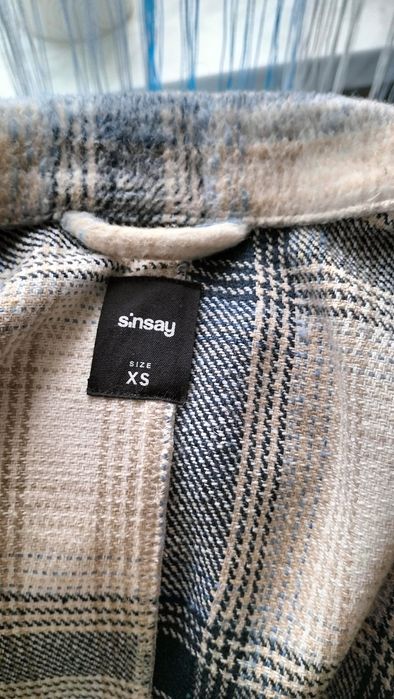 Płaszcz flanelowy Sinsay XS 34