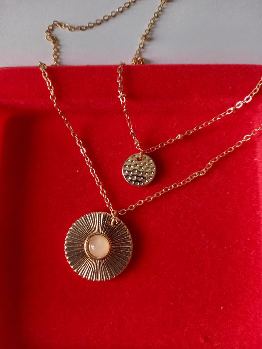 Naszyjnik z podwójnym łańcuszkiem