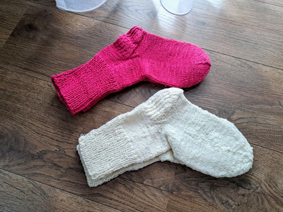 Nowe Wełniane skarpety 2 pary 21/22 cm