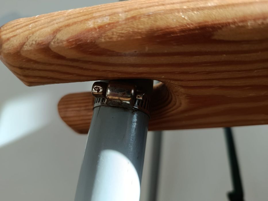 Cadeira de refeição Antilop, com tabuleiro, almofada e apoio de pés