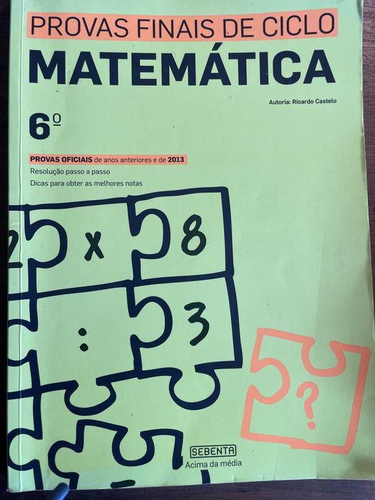 Provas finais de ciclo matemática 6
