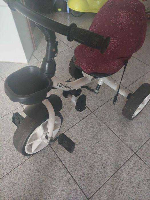 triciclo carretera com pega para adulto empurrar