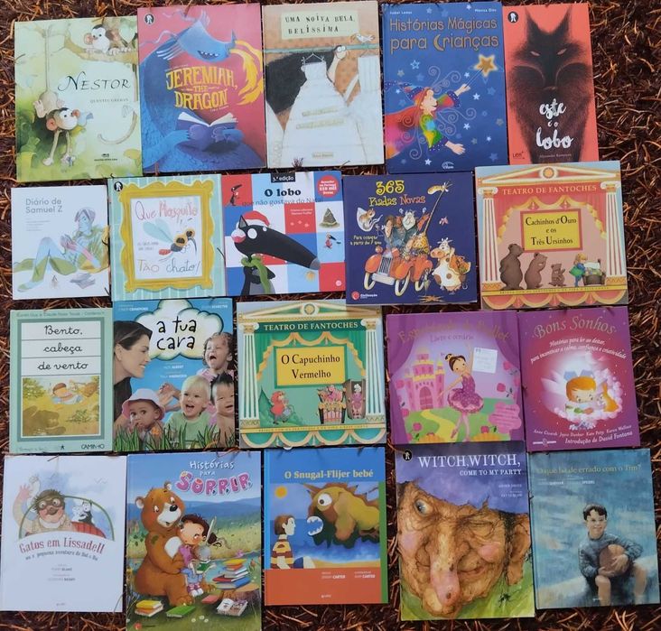 Conjunto de livros infantis