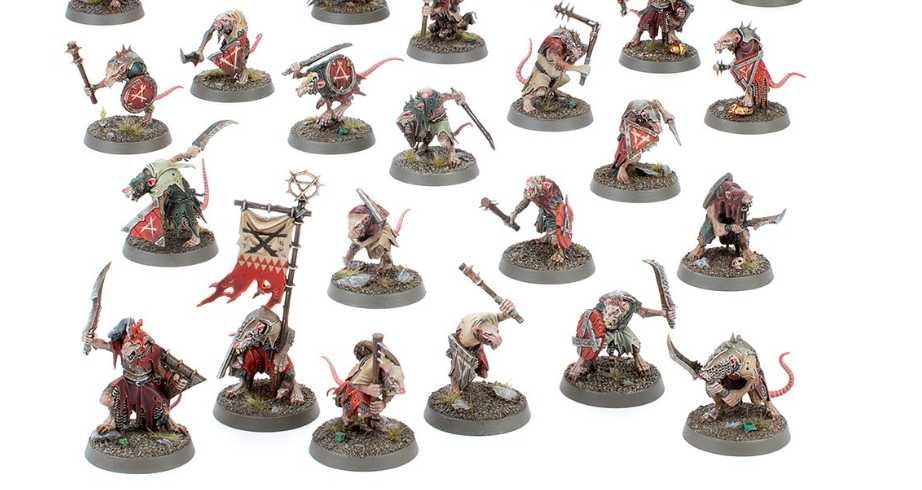 Warhammer Age of Sigmar:20 Clanrats(моделі, хобі)