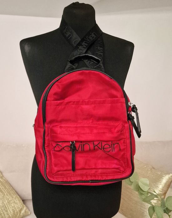 Plecak red "Calvin Klein".