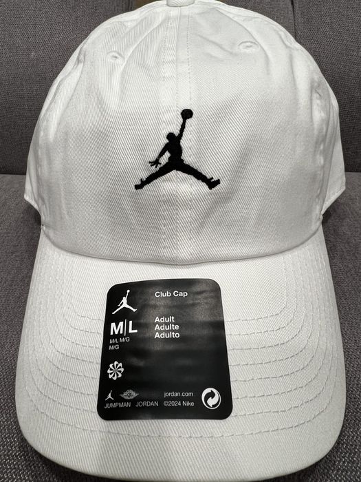 Кепка унісекс Air Jordan U Club Cap Us Cb Wsh Jm White HQ1963-100 біла