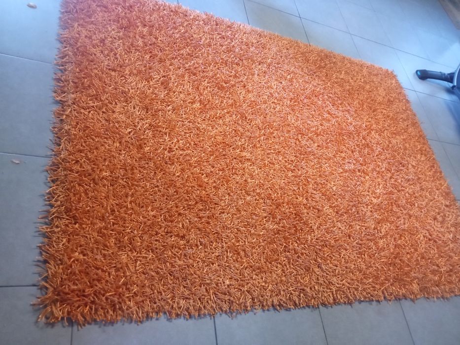 Carpete de fios cor de Laranja