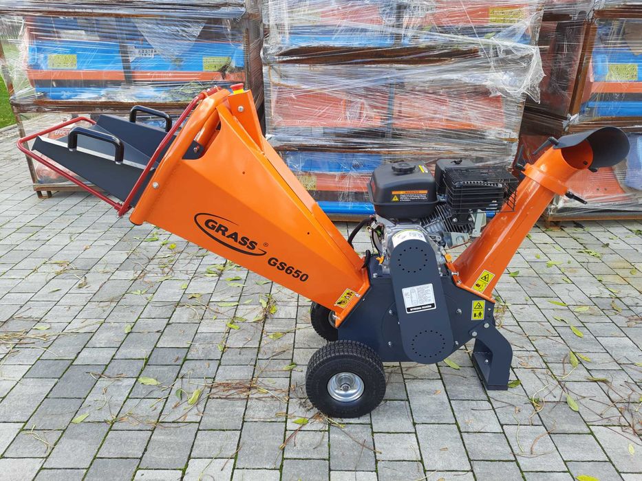 NOWY Rozdrabniacz Rębak Spalinowy GRASS GS650 Mocny 196cc 120mm