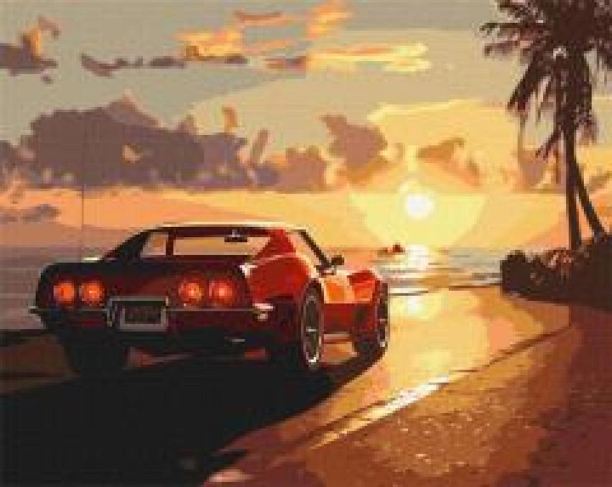 Malowanie po numerach - Podróż przez wybrzeże Ideyka pudełko,