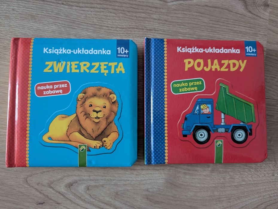 Książka-układanka Pojazdy Zwierzęta