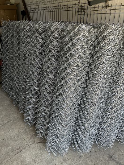 Siatka ogrodzeniowa ocynkowana 150cm, 2,5mm, 60x60, różne wymiary