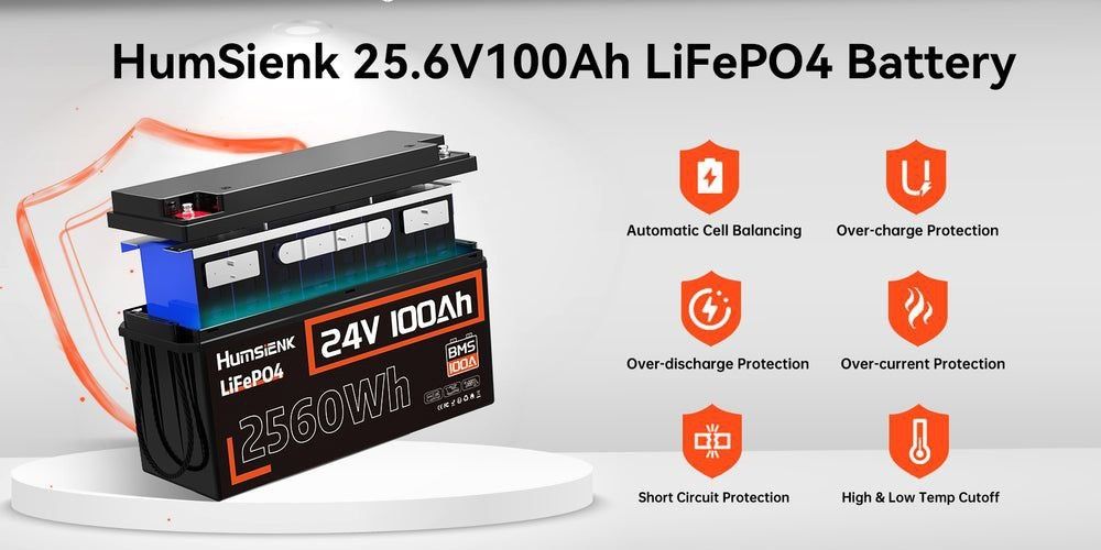 Акумулятор 24v 100ah LiFePO4