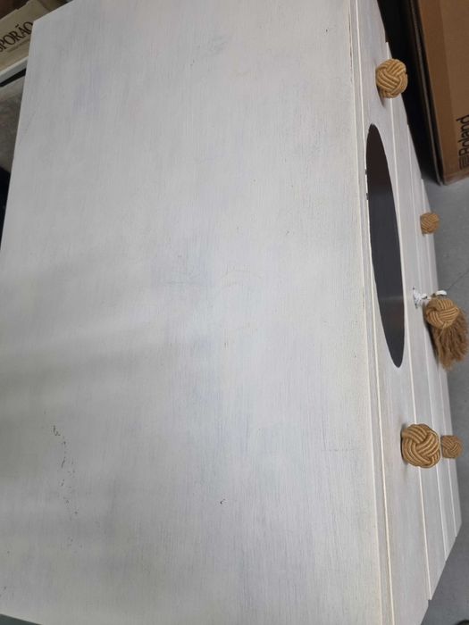 Cómoda Ikea 4 GAVETAS 74X70X45CM branco com puxadores personalizados