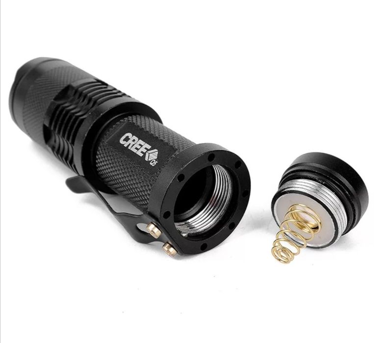 Lanterna Táctica Led Cree Ultra Fire Q5 - Ctt Grátis