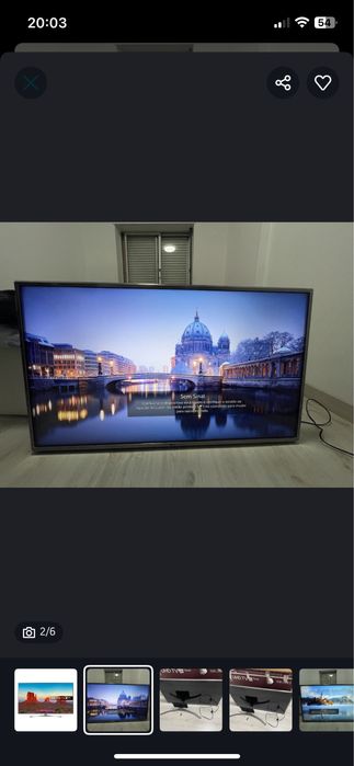 (Pouco Usado) LG 43UK6950PLB 43" LED UltraHD 4K