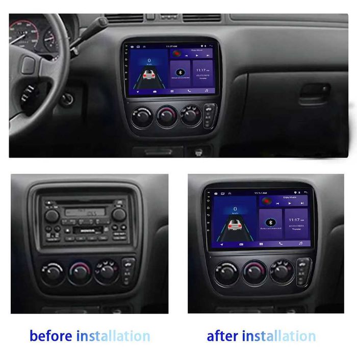 Radio Android  Honda CR-V 1997/2001  gps wifi bluetooth + kamera cofania