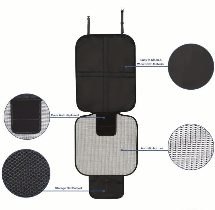 Килимок під автокрісло Підкладка для автокрісла Коврик под автокресло