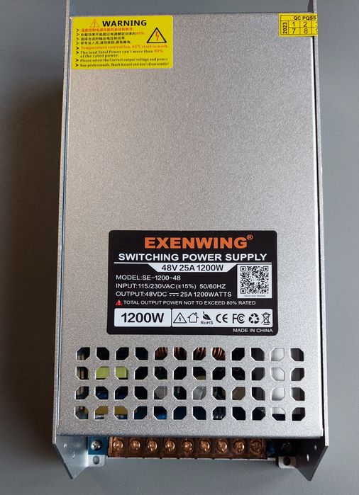 Блок живлення імпульсний DC 48V 25A 1200W