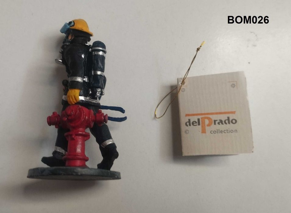 Figuras Bombeiros em chumbo, bonecos escala 1:32