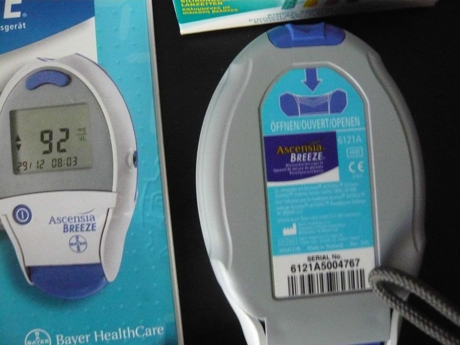 glukometr,nakłuwacz+akcesoria Ascensia-Breeze
