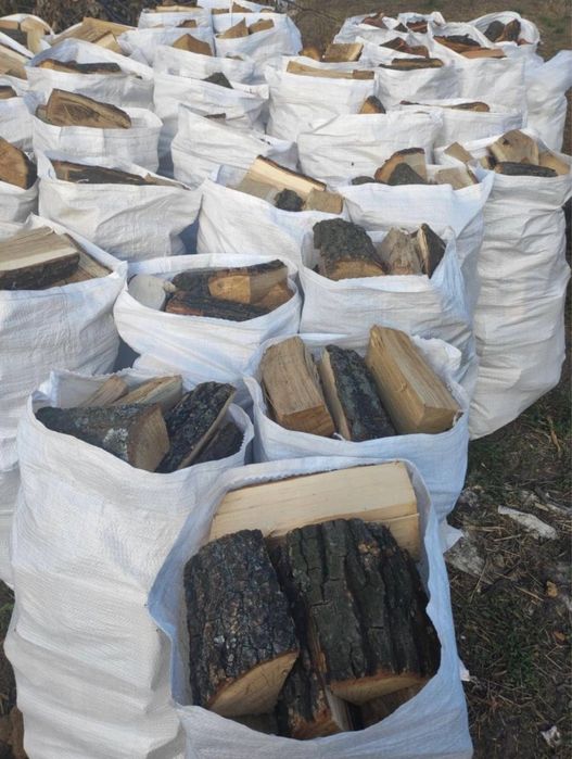 БЕЗ ЧЕРГ/Продаж дров/сухі колоті /запаковані в мішки/готові до топки