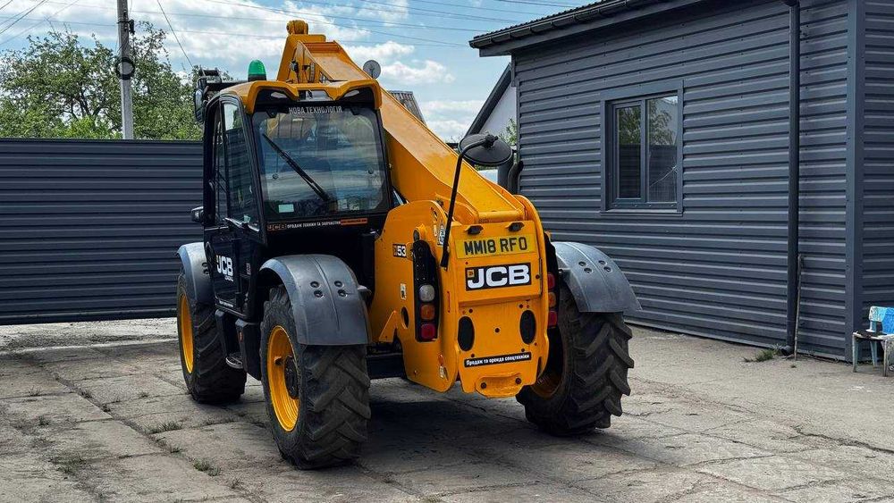Телескопічний навантажувач JCB 531-70 2018 р. 55 кВт. 4585 м/год.