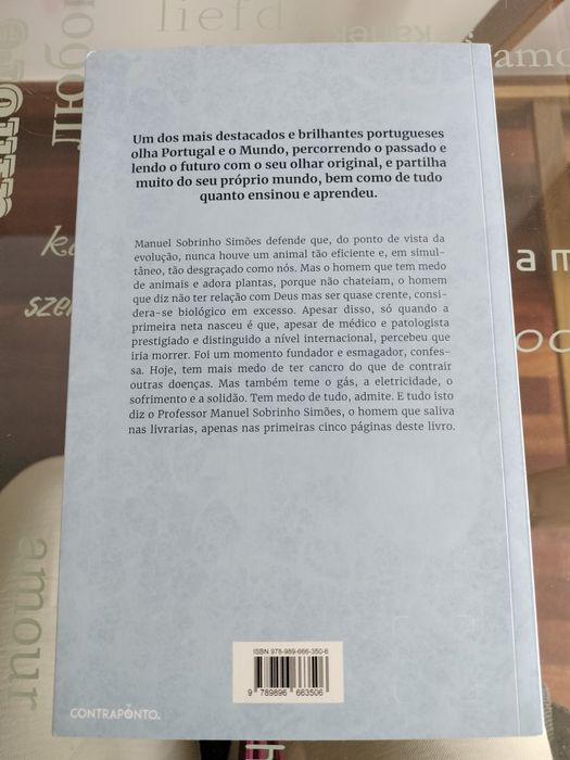 Livro A Última Lição de Manuel Sobrinho Simões - Luís Osório