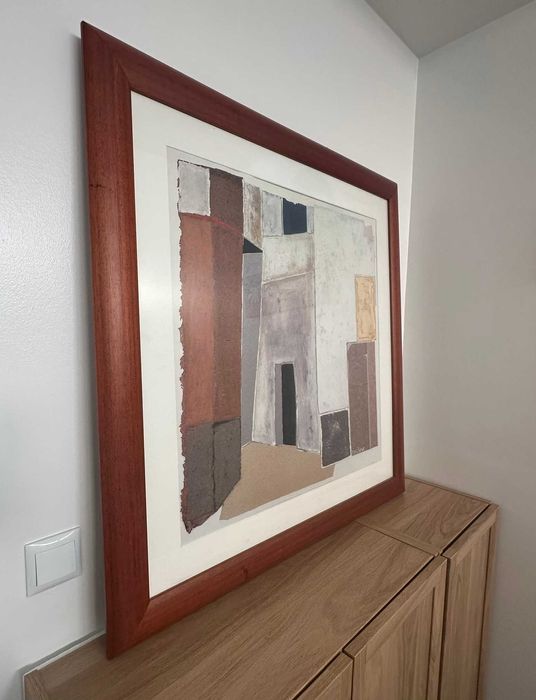 Moldura quadrada Madeira