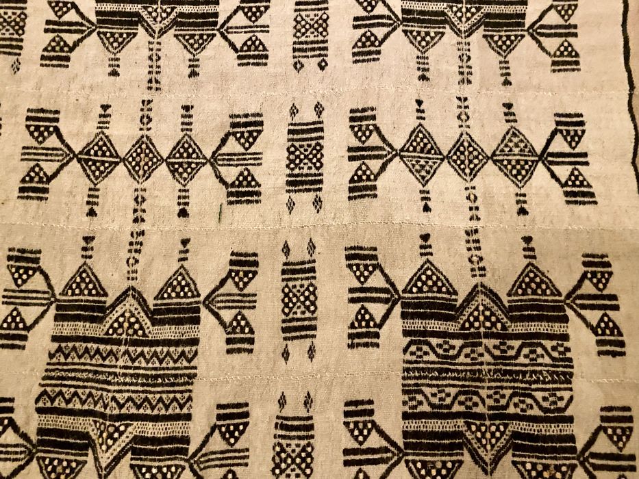 Tapecaria Tapete Berbere muito antigo em Lã