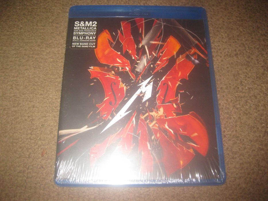 Blu-Ray dos Metallica "S&M2" Selado!